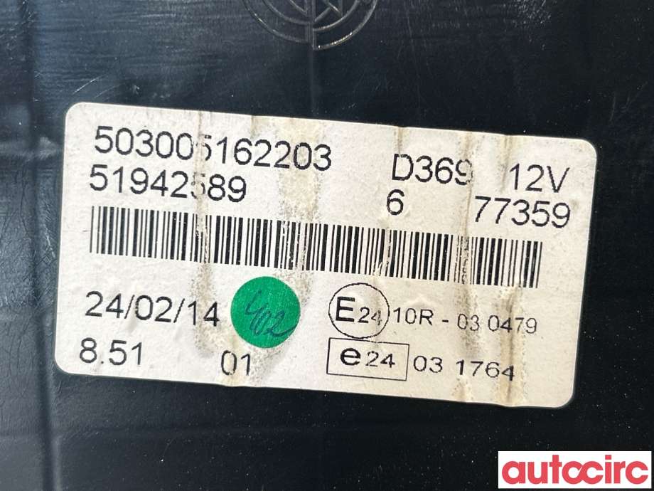 Instrumentpanel til Opel Combo D 2012-2018  (OPEL|95525562|51942589)