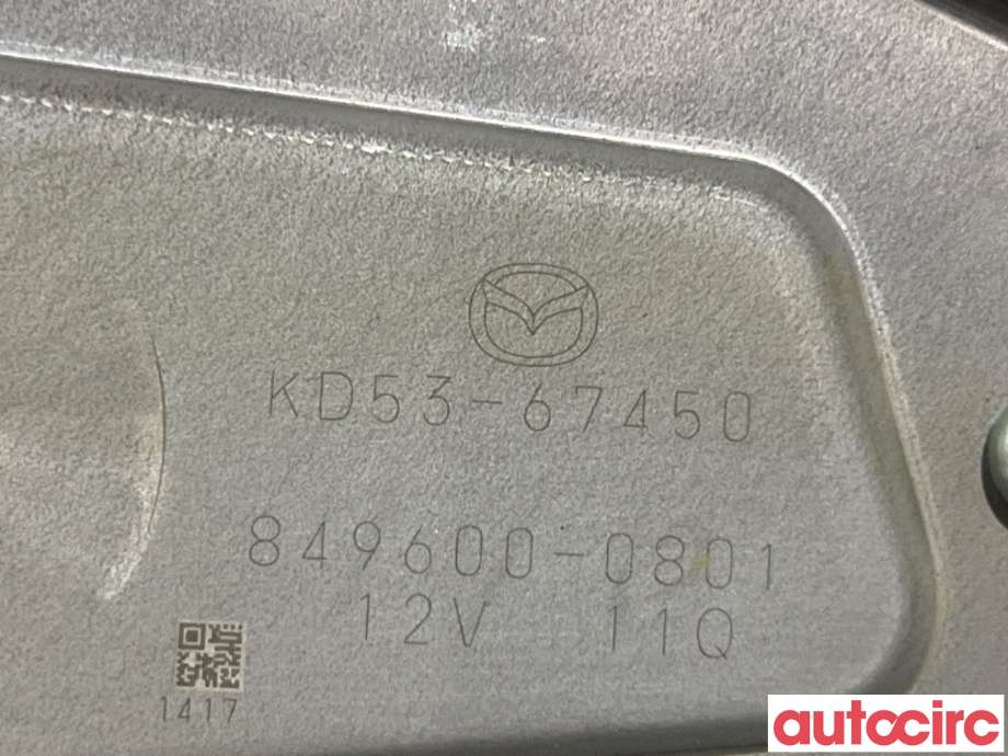 Viskermotor bakrute til Mazda CX-5 2012-2017 (Type I)  (MAZDA|KD53-67-450|849600-0801|KD53-67450)