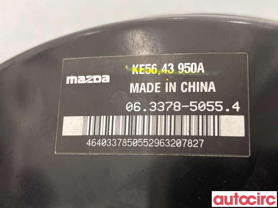 Bremsekraft-forsterker til Mazda CX-5 2012-2017 (Type I)  (MAZDA|KEY6-43-80Z|063378-50554|KE5643950A)