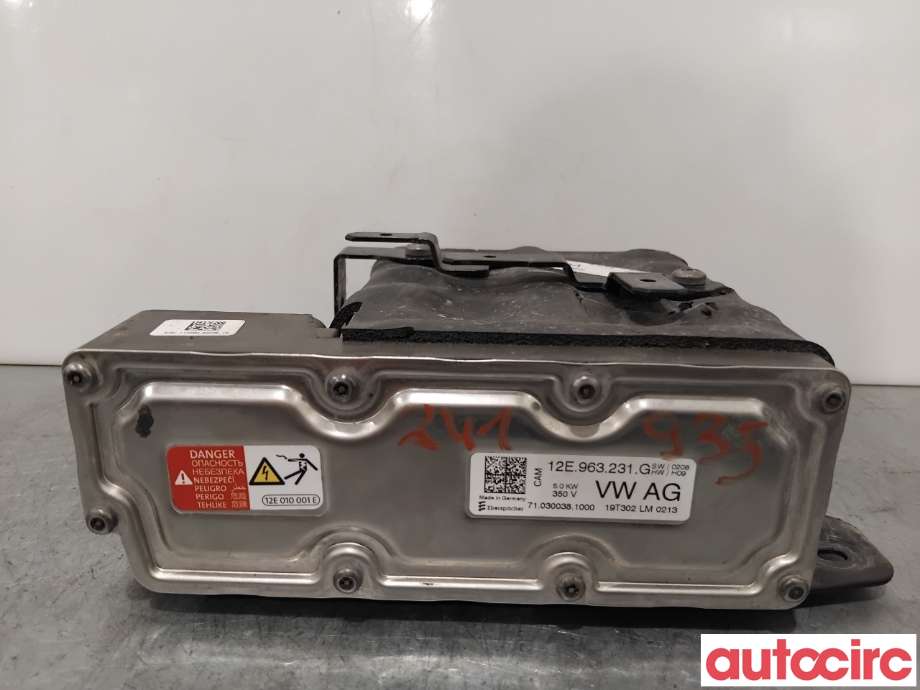 Motorvarmer elektrisk til VW e-Golf 2017-2020 (Fase 2) (VOLKSWAGEN|5QE819013AD|710300381000|12E963231G)