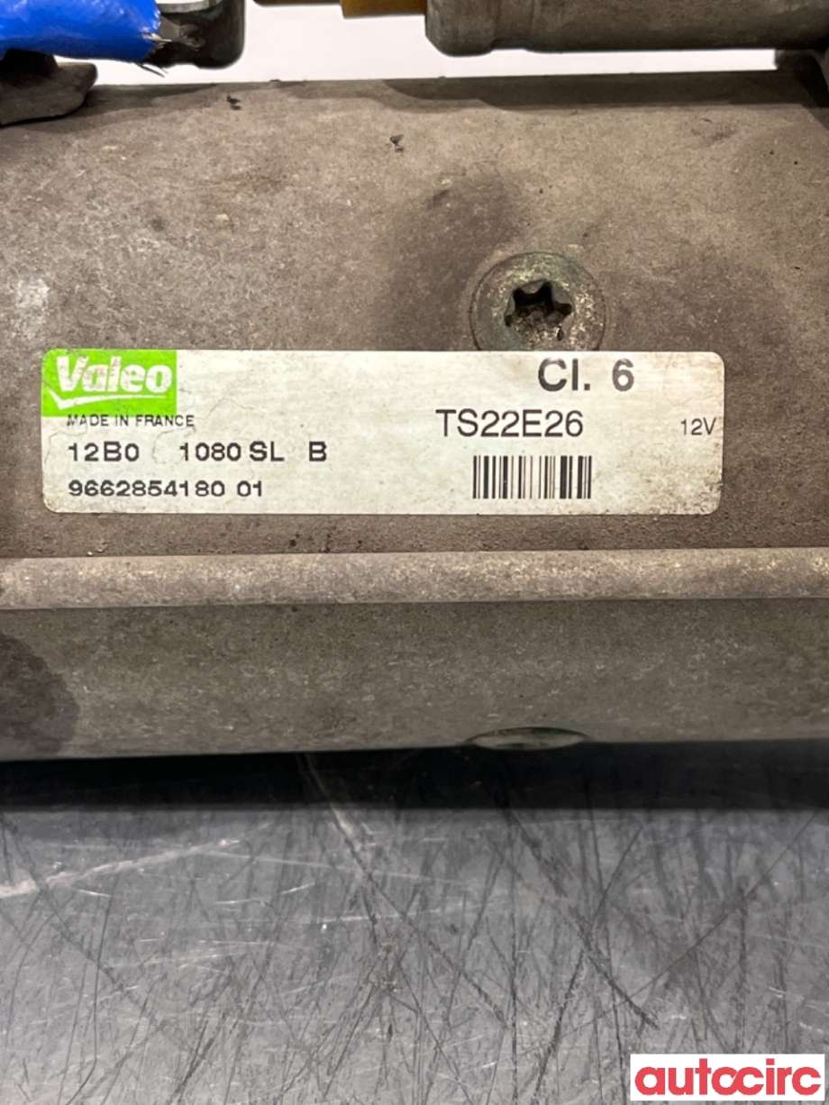 Starter diesel til Citroën C4, Picasso 2006-2013 (Type I)  (CITROEN|5802CE|TS22E26|9662854180)