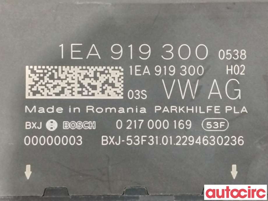 Styreenhet parkering til VW ID.4 2020-->>  (VOLKSWAGEN|1EA919300)