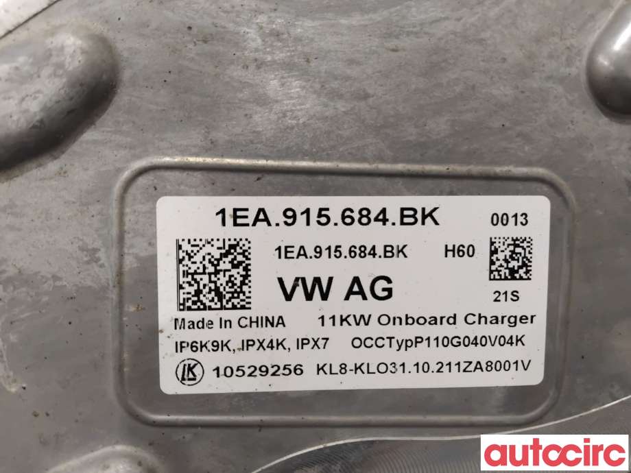 Batterilader (OBC - On Board Charger) til Audi Q4 e-tron 2021-->> (AUDI|1EA915684EB|1EA915684BK)
