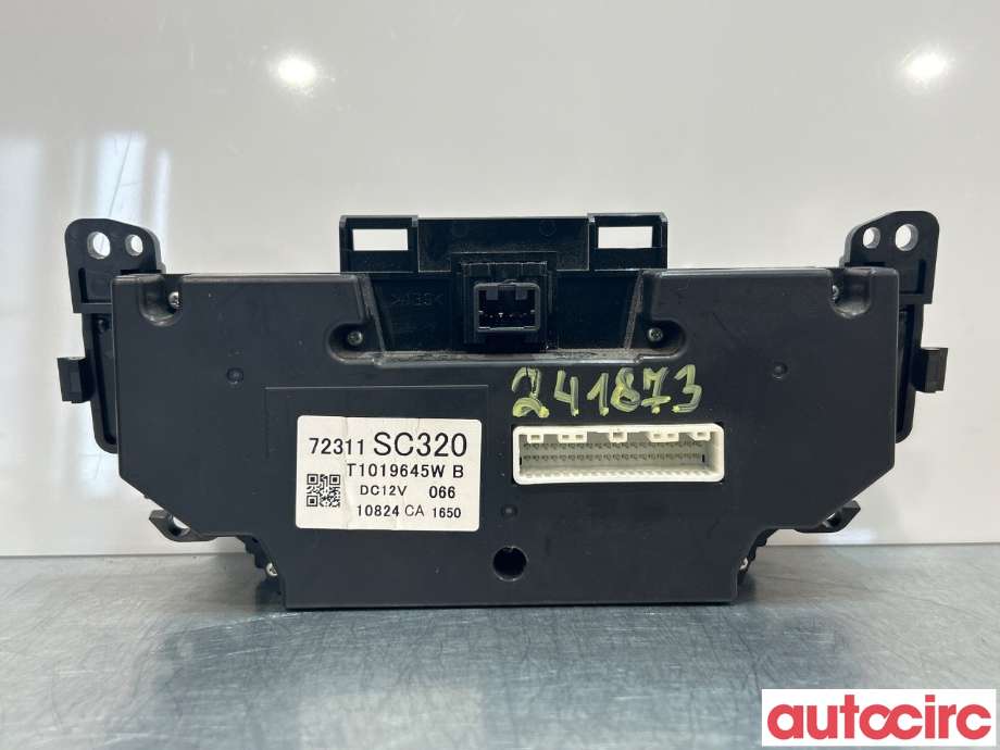 Varmeapparat betjening til Subaru Forester 2008-2013 (Type III)  (SUBARU|72311SC320)