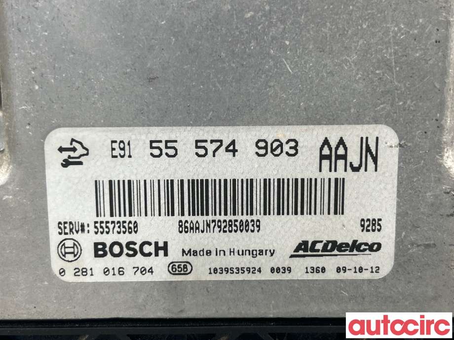 Styreenhet motor til Opel Insignia A 2009-2014  (OPEL|55575349|0201016704|55574903)