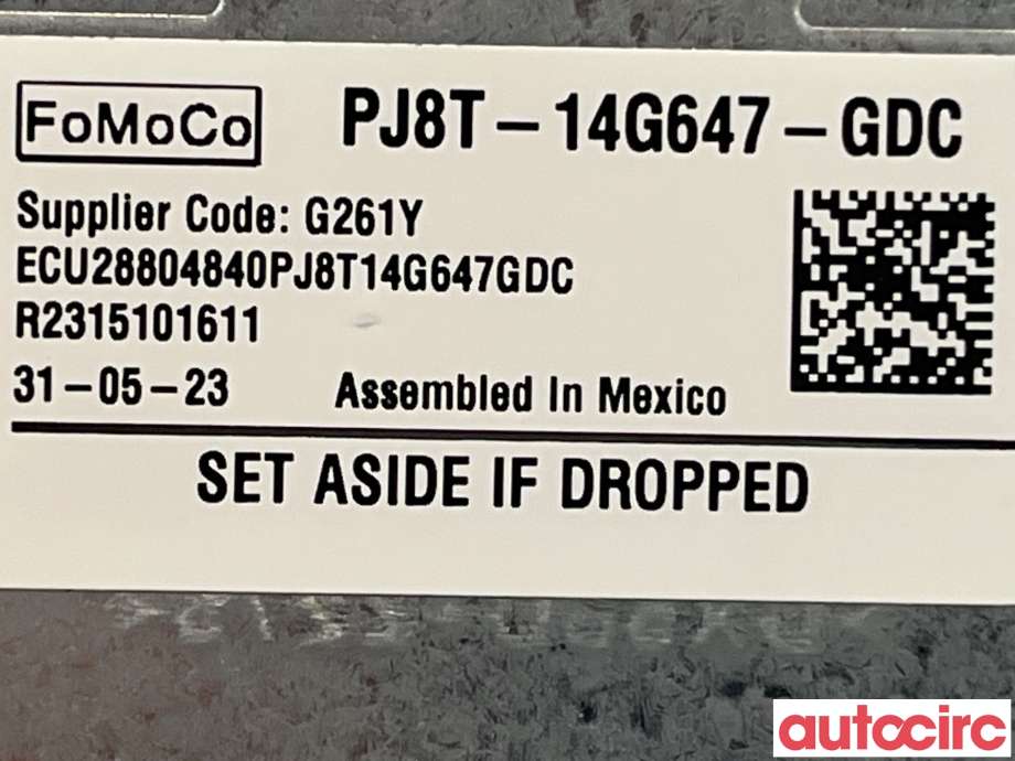 Diverse deler til Ford Mustang Mach-e 2020-->>  (FORD (US)|PJ8T-14G647-GDC)