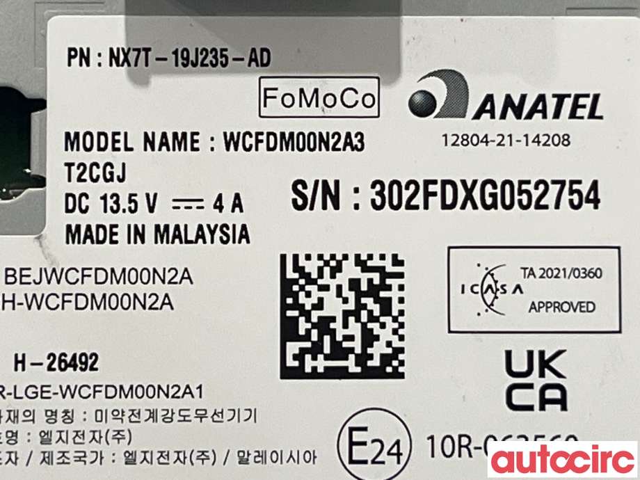 Diverse deler til Ford Mustang Mach-e 2020-->>  (FORD (US)|2641479|NX7T-19J235-AD)