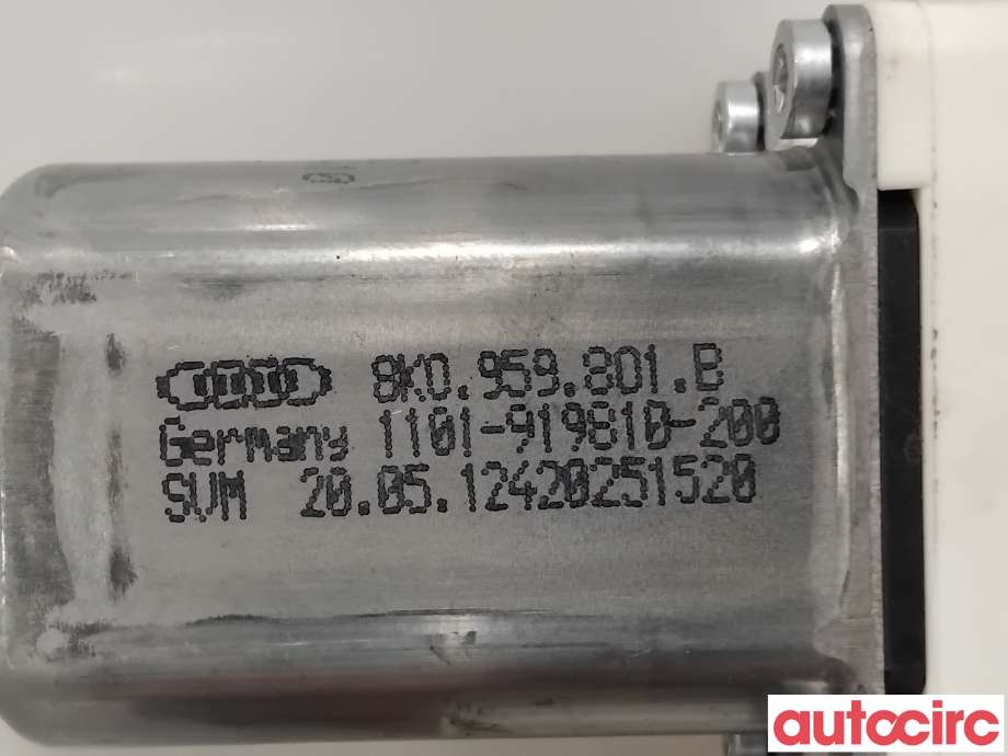 Ruteheis venstre foran til Audi Q5 2012-2017 (Type I, Fase 2)  (AUDI|8K0959801B|1101-919810-200)