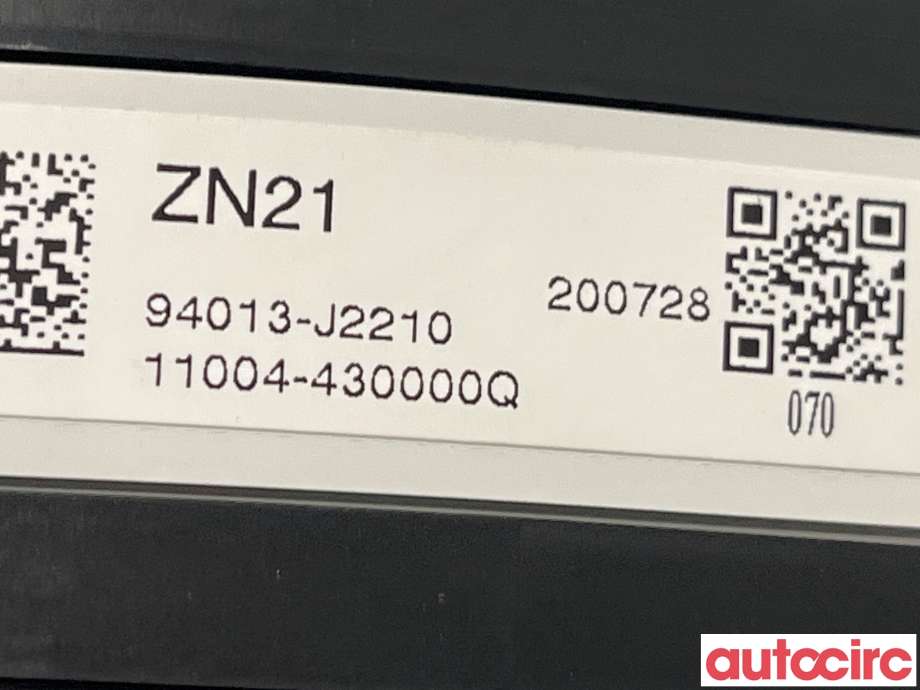 Instrumentpanel til Kia e-Soul 2019-->> (Type III)  (KIA|94013J2210)