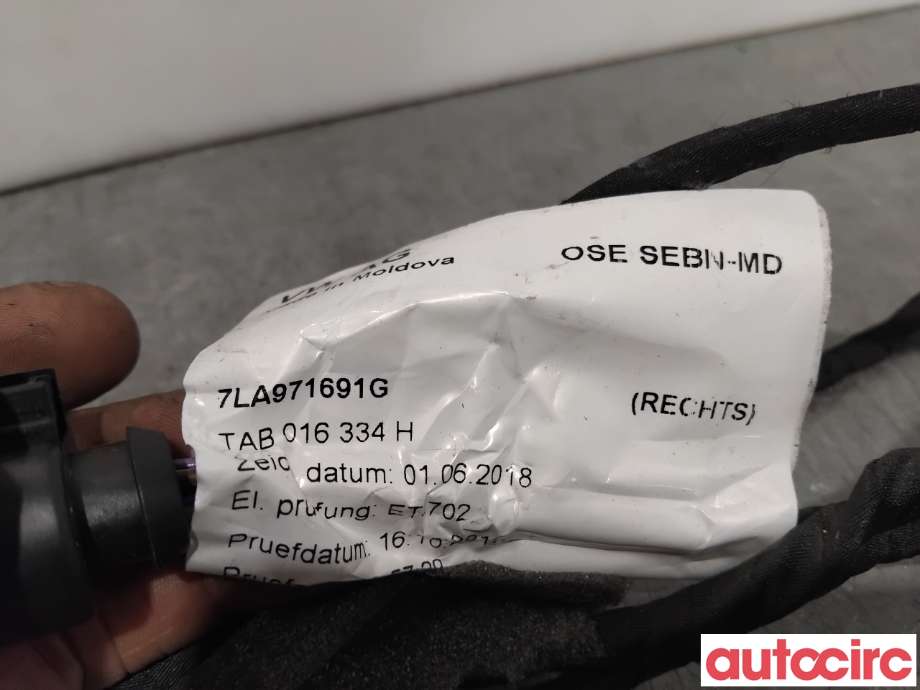 Ledningsnett til VW Transporter / Caravelle 2019-->> (T6.1) (T6.1) (VOLKSWAGEN|7LA971691F||7LA971691G)