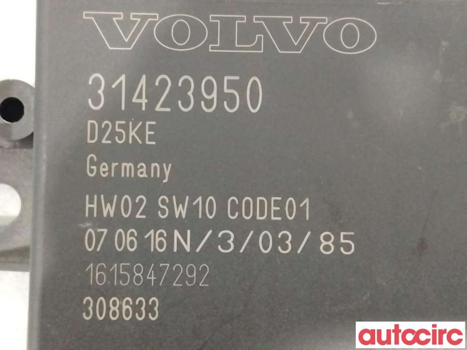Styreenhet parkering til Volvo V60/V60 CC 2013-2018 (Type I, Fase 2)  (VOLVO|31423950)