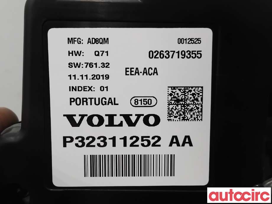 Instrumentpanel til Volvo V90 / V90 CC / S90 2016-->>  (VOLVO|36051310|0263719355|32311252)