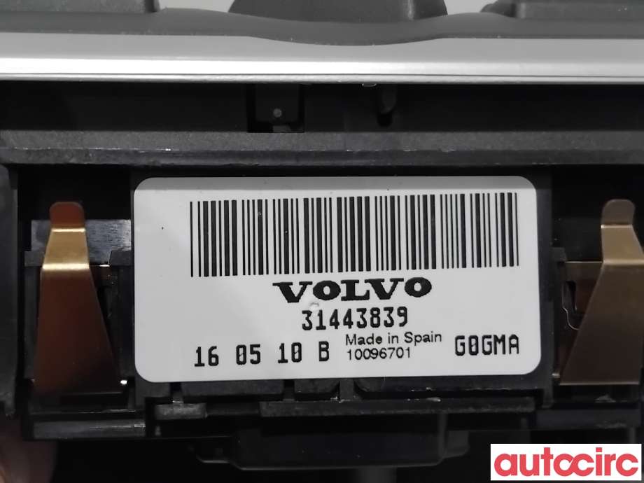 Bryter lys til Volvo V60/V60 CC 2013-2018 (Type I, Fase 2)  (VOLVO|31443839|)