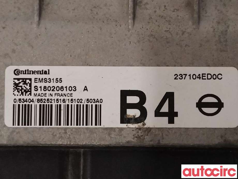 Styreenhet motor til Nissan Pulsar 2014-->>  (NISSAN|237104ED0C)