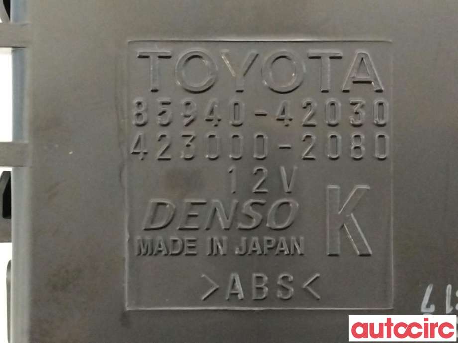 Styreenhet diverse til Toyota RAV4 2016-2019 (Type IV, Fase 2)  (TOYOTA|8594042030)
