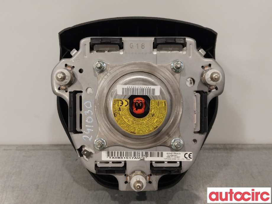 Airbag rattpute til Toyota RAV4 2016-2019 (Type IV, Fase 2)  (TOYOTA|4513042210C0)