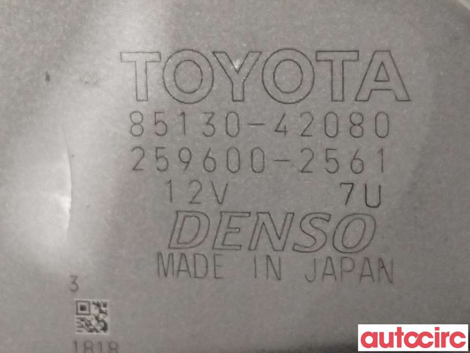 Viskermotor bakrute til Toyota RAV4 2016-2019 (Type IV, Fase 2)  (TOYOTA|8513042080)
