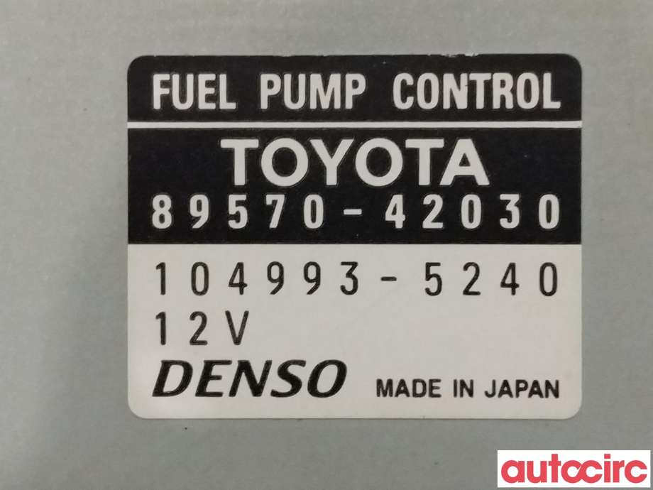 Styreenhet drivstoffpumpe til Toyota RAV4 2016-2019 (Type IV, Fase 2)  (TOYOTA|8957042030|104993-5240|89570-42030)