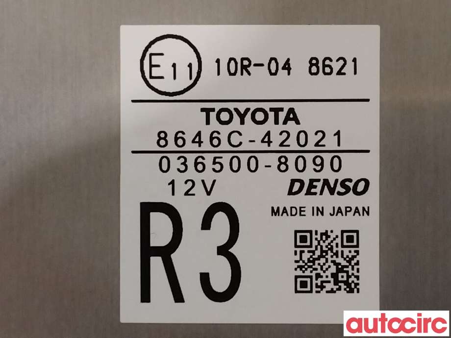Kamera til Toyota RAV4 2016-2019 (Type IV, Fase 2)  (TOYOTA|8646C42021||8646C-42021)