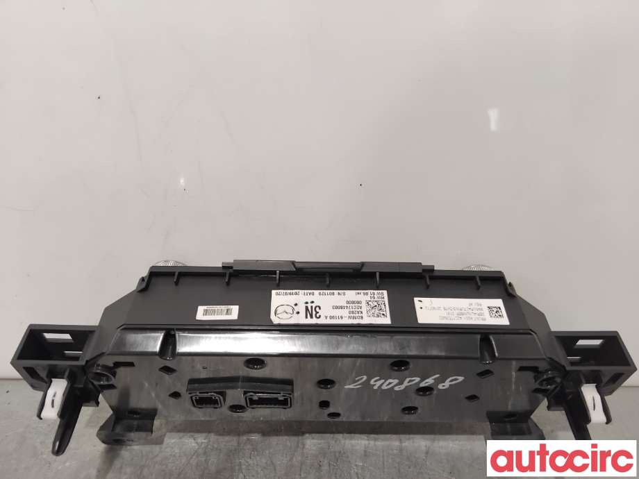 Varmeapparat betjening til Mazda CX-30 2020-->>  (MAZDA|BGKP-61-190|A2C17448603|BDMW-61190)