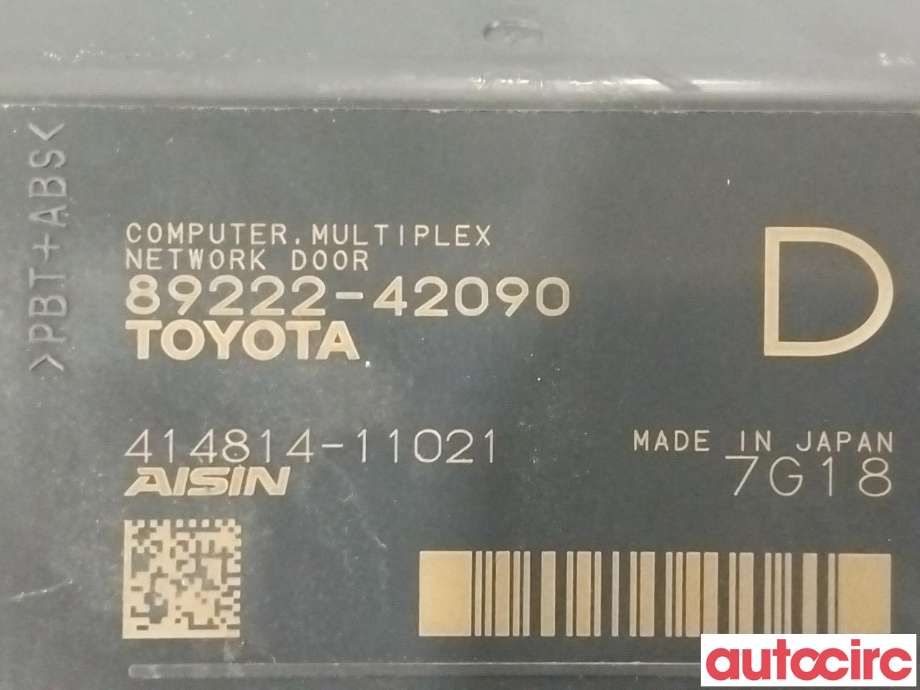 Styreenhet elektrisk bakluke til Toyota RAV4 2016-2019 (Type IV, Fase 2)  (TOYOTA|8922242090)