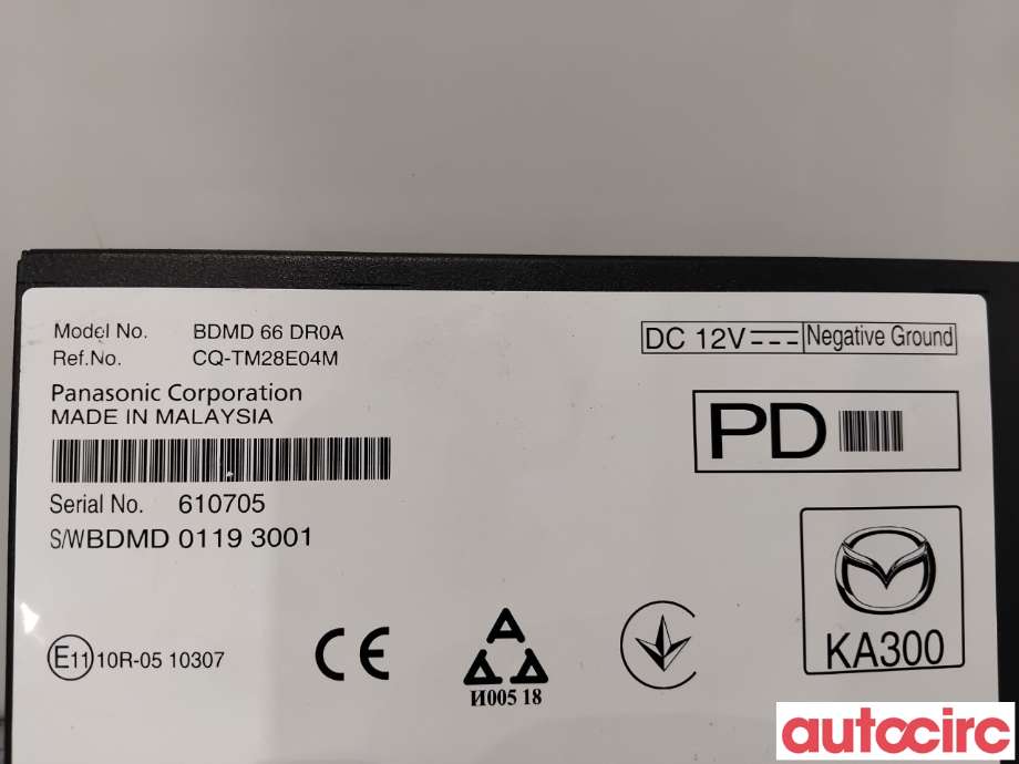Bilstereo diverse til Mazda CX-30 2020-->>  (MAZDA|BDMD-66-DR0N|CQ-TM28E04M|BDMD66DR0A)