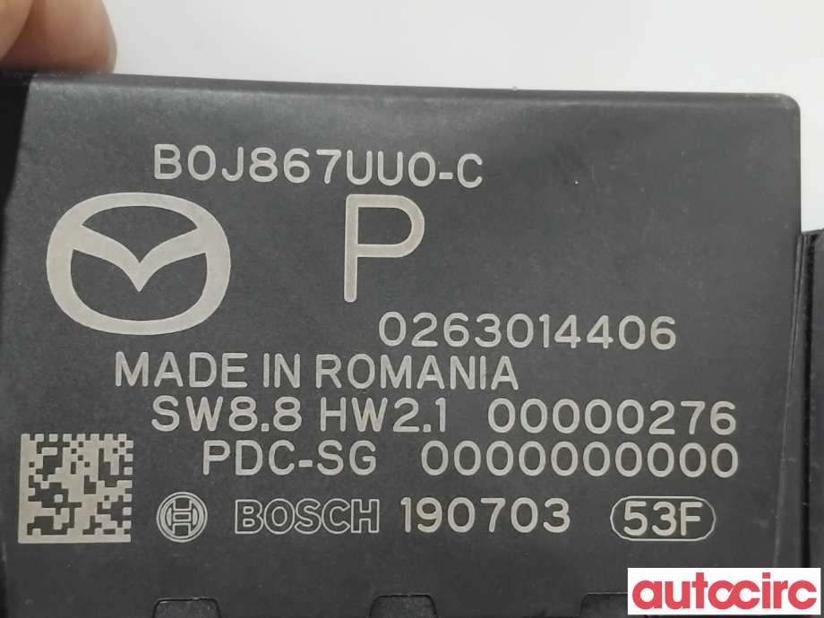 Styreenhet parkering til Mazda CX-30 2020-->> (MAZDA|B08J-67-UU0F|0263014406|B0J867UU0-C)