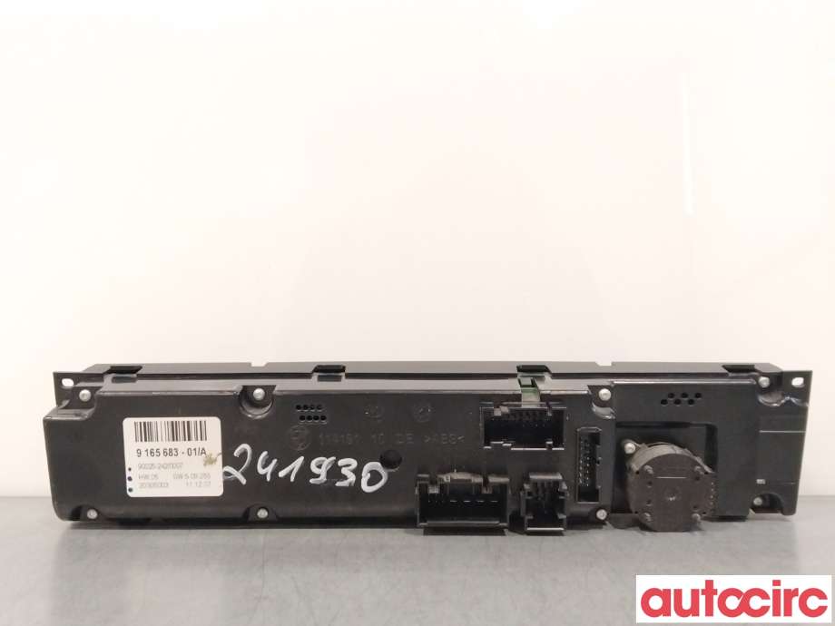Varmeapparat betjening til BMW X5 2007-2013 (E70) (E70) (BMW|64119310449|9165683)