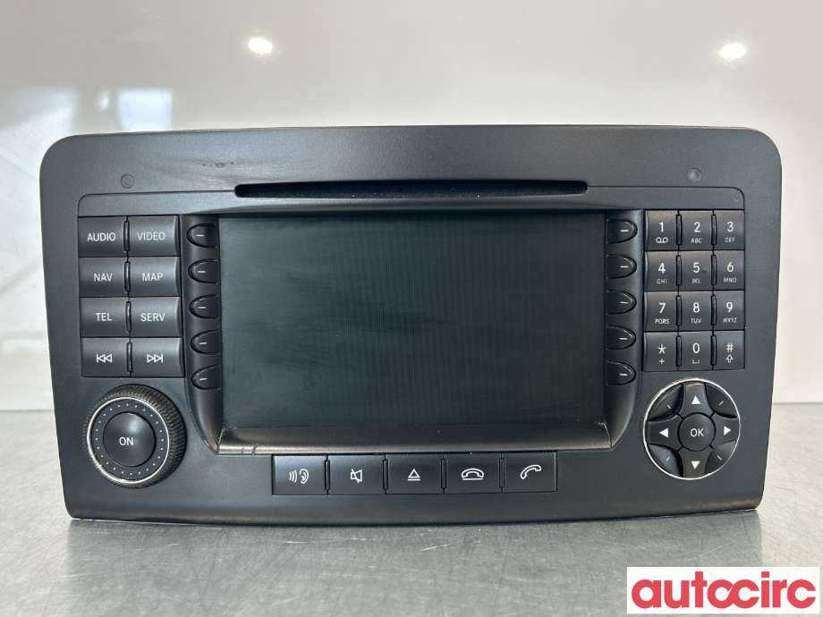 Bilstereo navigasjon til Mercedes ML, 2005-2011 (W164) (W164) (MERCEDES|A1648708589)