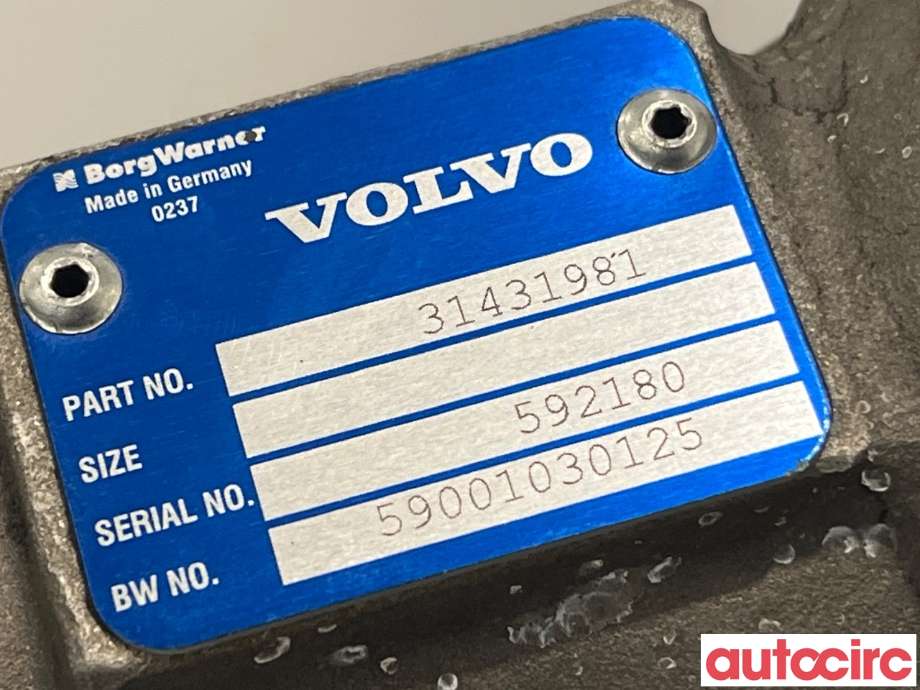 Turbo rør til Volvo V90 / V90 CC / S90 2016-->>  (VOLVO|31431981)