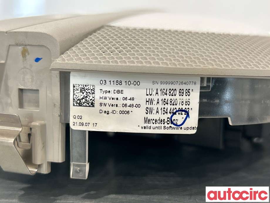 Taklyspanel til Mercedes ML 2005-2011 (W164) (W164) (MERCEDES|A1648702826|A1648206985)