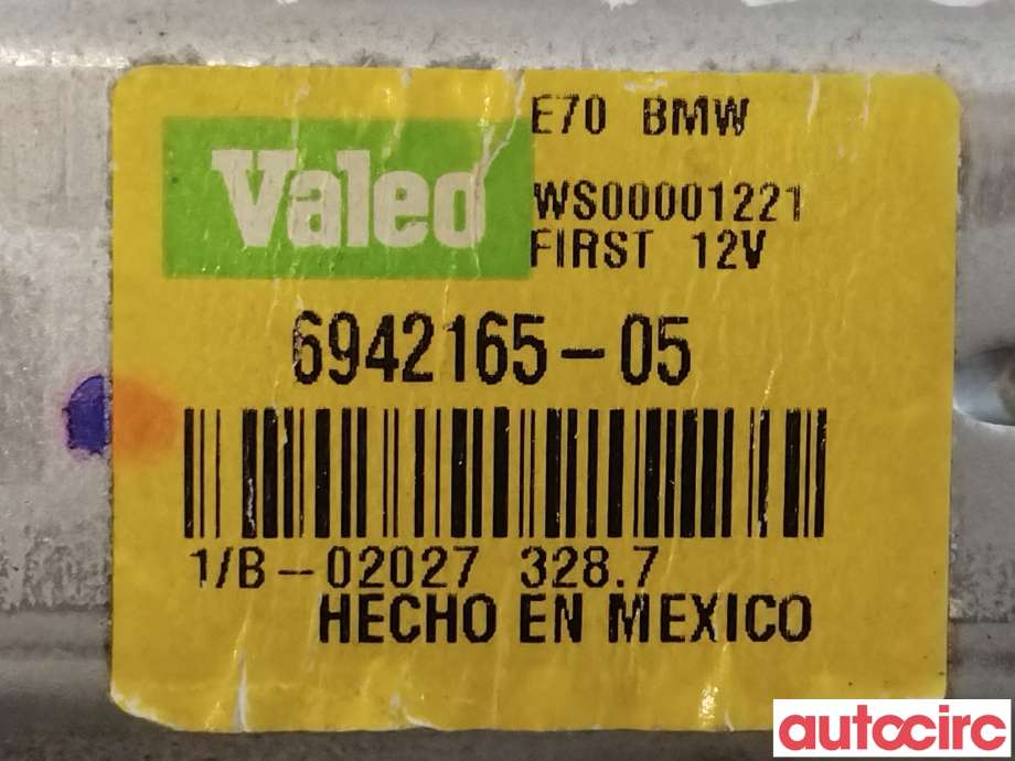 Viskermotor bakrute til BMW X5 2007-2013 (E70) (E70) (BMW|67636942165|6942165)