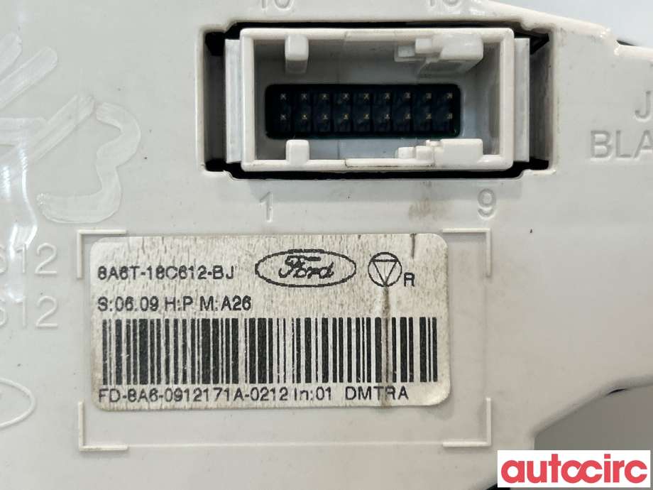 Varmeapparat betjening til Ford Fiesta 2008-2012 (Type VI, Fase 1)  (FORD|8A6T-18C612-BR|1760510|8A6T-18C612-BJ)