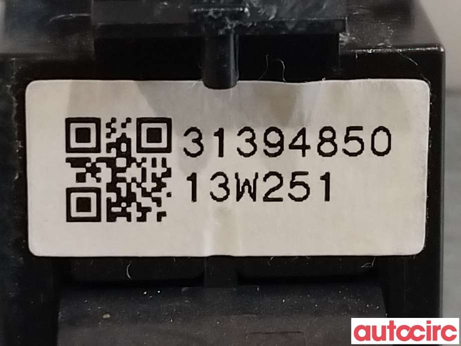 Bryter ruteheis til Volvo XC60 2014-2017 (Type I, Fase 2)  (VOLVO|31394850)