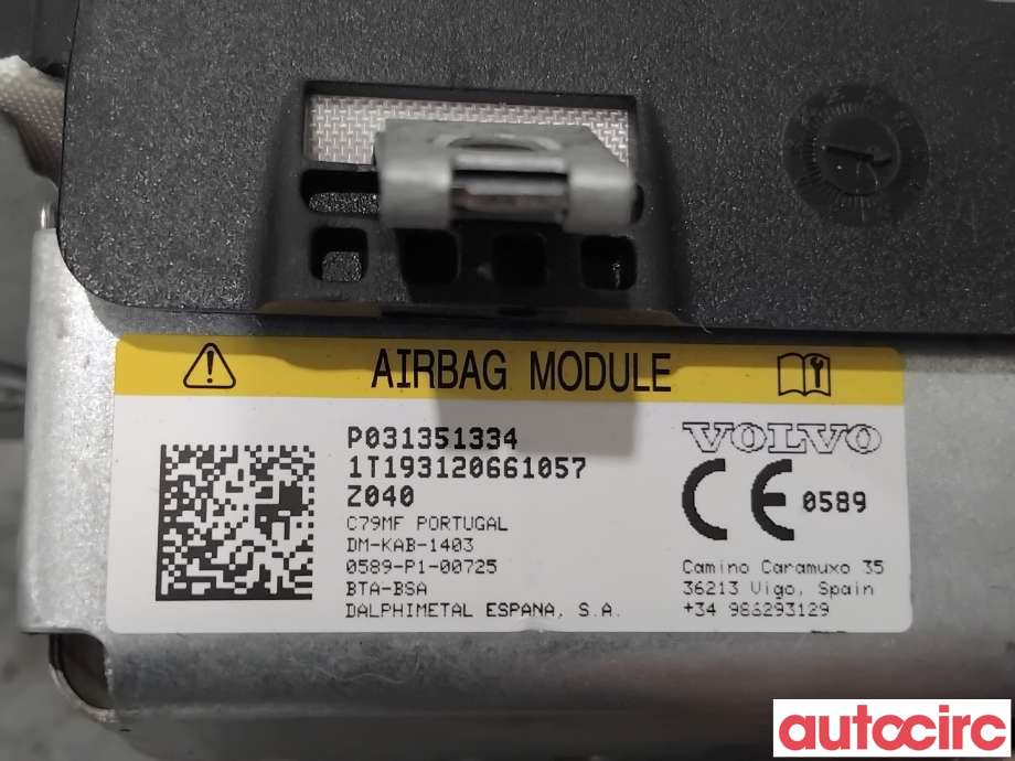 Airbag kne til Volvo V90 / V90 CC / S90 2016-->>  (VOLVO|31351334|)