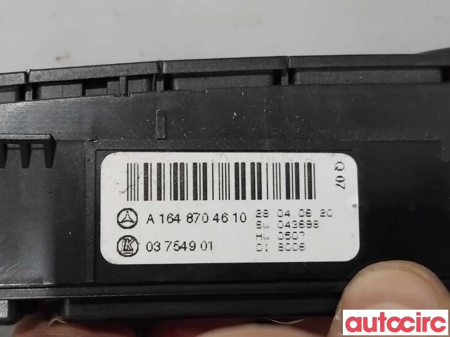 Bryter diverse til Mercedes ML 2005-2011 (W164) (W164) (MERCEDES|A1648704610|03754901|A1648703451)