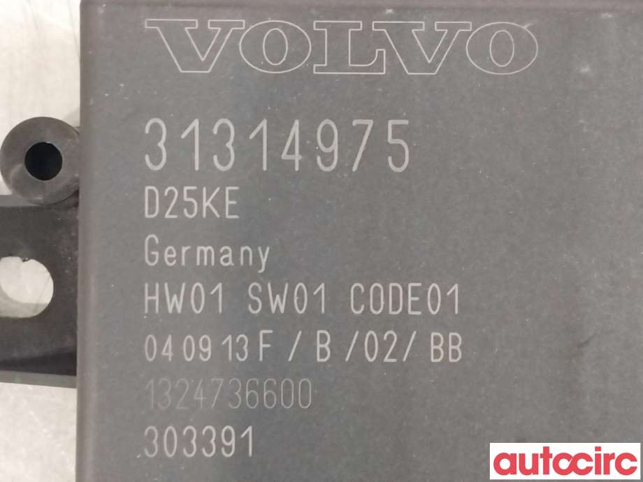 Styreenhet parkering til Volvo XC60 2014-2017 (Type I, Fase 2)  (VOLVO|31445647|31314975)