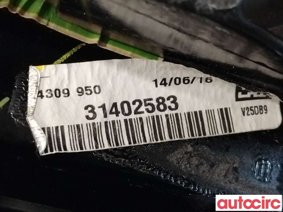 Speil høyre til Volvo V60/V60 CC 2013-2018 (Type I, Fase 2)  (VOLVO|31402656|31402583)