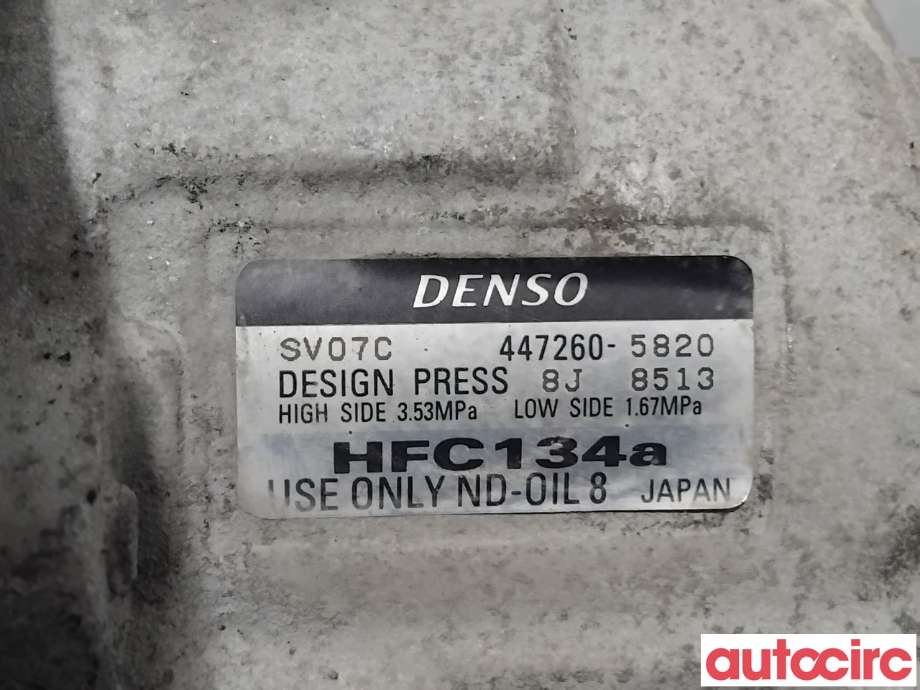 Aircondition kompressor til Subaru Justy 2003-2007 (Type III)  (SUBARU|NO NR|447260-5820|)