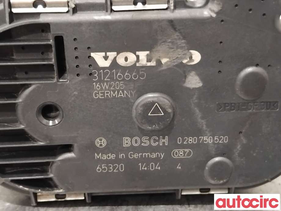 Spjeldhus til Volvo V60/V60 CC 2013-2018 (Type I, Fase 2)  (VOLVO|31216665|0280750520)
