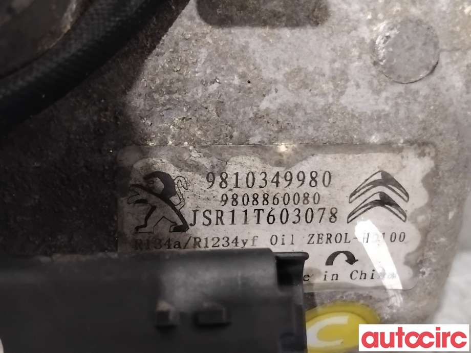 Aircondition kompressor til Opel Combo E 2019-->>  (OPEL|1636462980|JSR11T603078|9810349980)