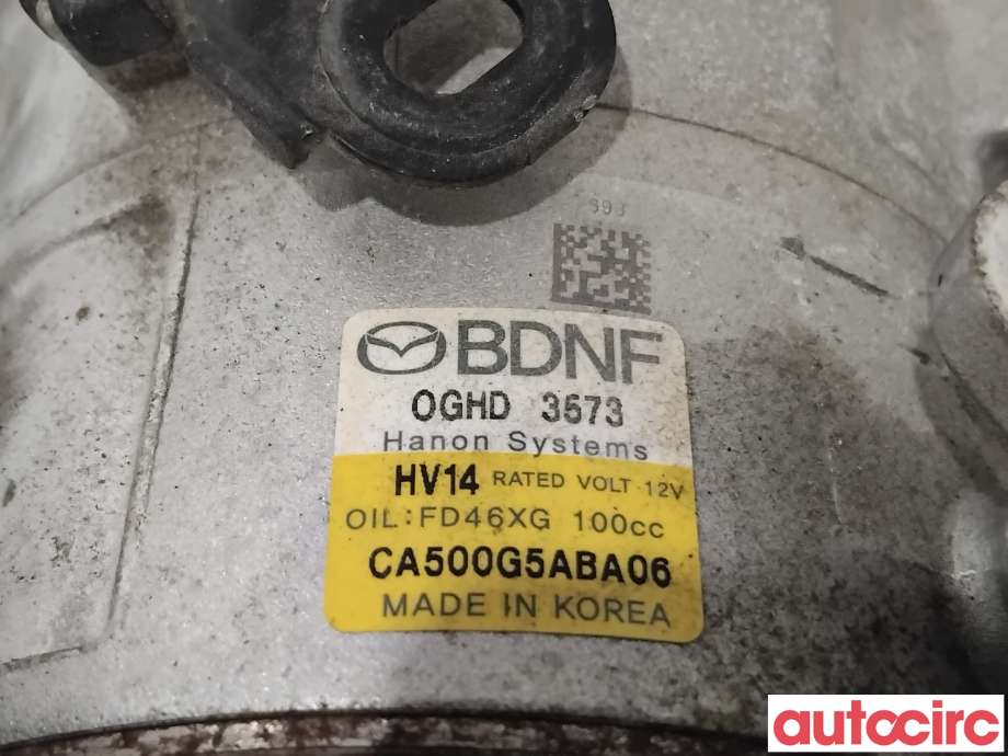 Aircondition kompressor til Mazda CX-30 2020-->>  (MAZDA|BDNF-61-450|CA500G5ABA06|BDNF)