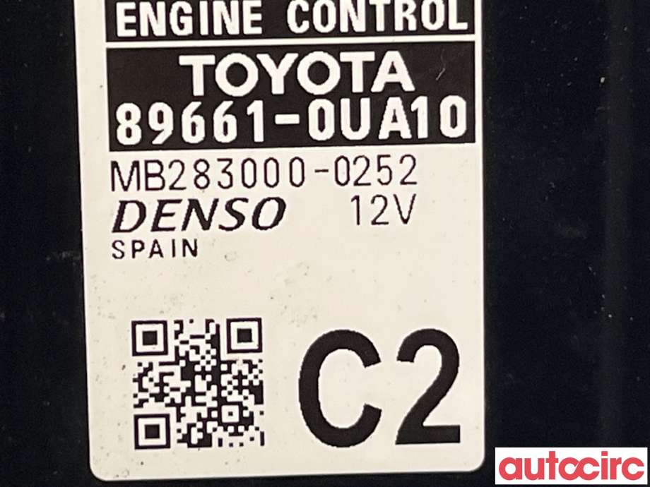 Styreenhet motor til Toyota Yaris Cross (SUV) 2021-->>  (TOYOTA|896610UA10|MB283000-0252|89661-0UA10)