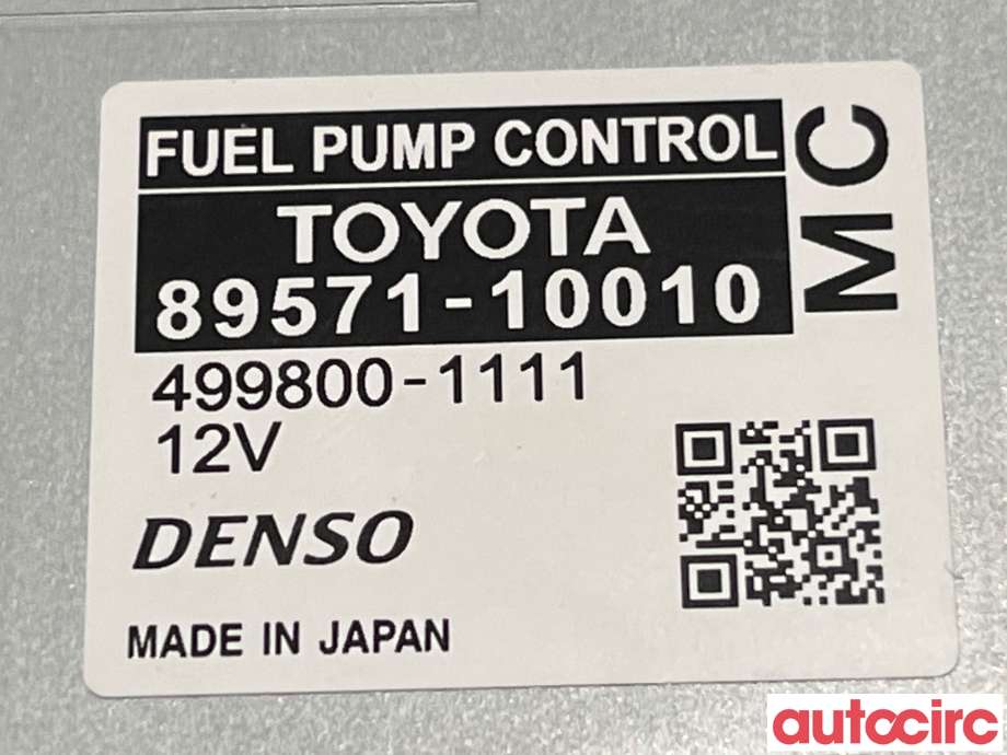 Styreenhet drivstoffpumpe til Toyota Yaris Cross (SUV) 2021-->>  (TOYOTA|8957110010)