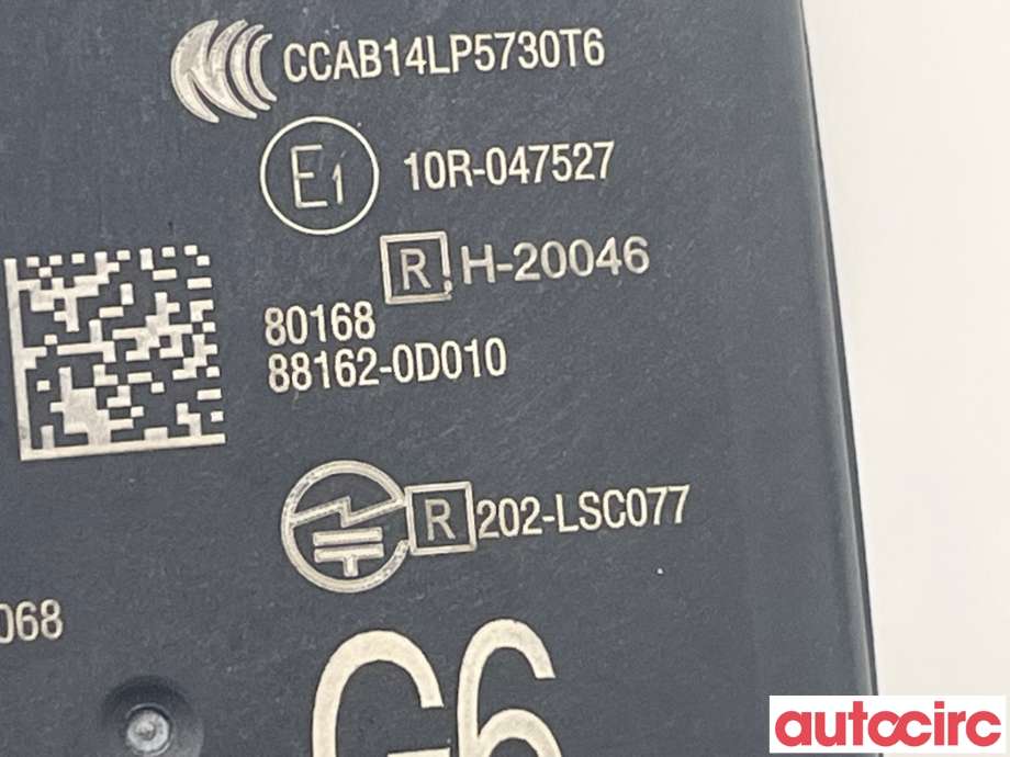 Sensor radar til Toyota Yaris Cross (SUV) 2021-->>  (TOYOTA|881620D010|A2C7756700500|88162-0D010)