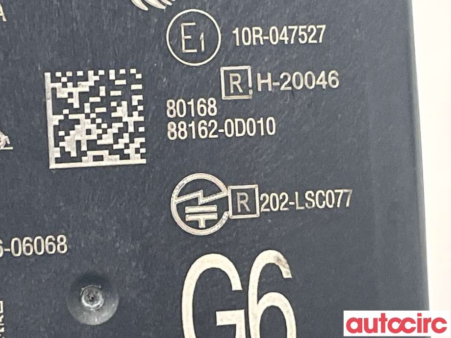 Sensor radar til Toyota Yaris Cross (SUV) 2021-->>  (TOYOTA|881620D010|A2C7756700500|88162-0D010)