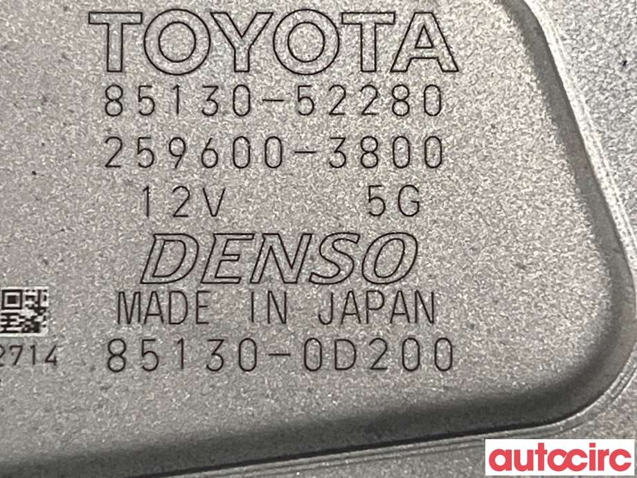 Viskermotor bakrute til Toyota Yaris Cross (SUV) 2021-->>  (TOYOTA|851300D200|259600-3800|85130-52280)
