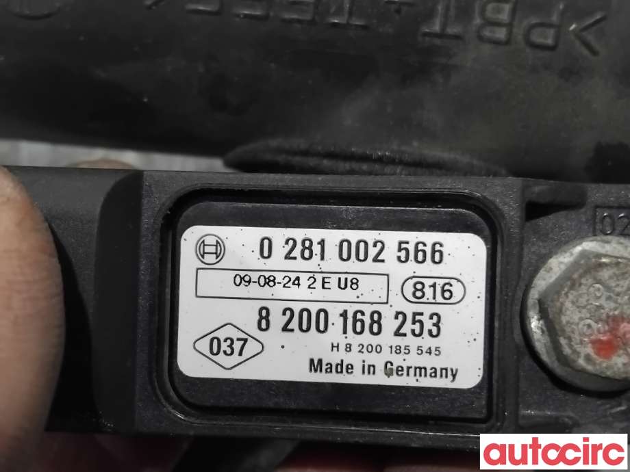 Turbo rør til Nissan Qashqai 2007-2010 (Type I, Fase 1)  (NISSAN|14460JD51B|0281002566|8200168253)