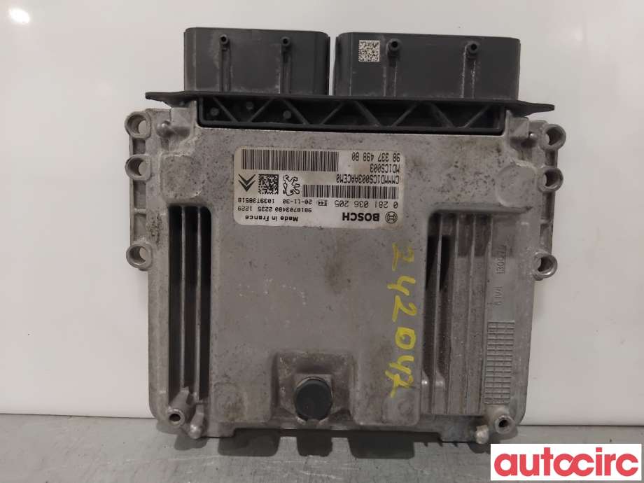 Styreenhet motor til Opel Combo E 2019-->> (OPEL|6501504980|0281036205|9833749880)