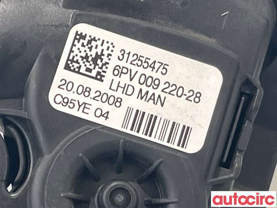 Pedal gass til Volvo V70 2007-2013 (Type III, Fase 1)  (VOLVO|31329057)